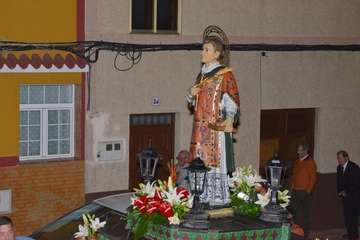 Misa y procesión religiosa en el El Calero de Telde (Foto Francisco Javier Santana)